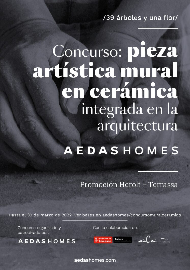 #conlasartes by AEDAS HOMES: comisariado y organización concurso mural cerámico «39 ÁRBOLES Y UNA FLOR»