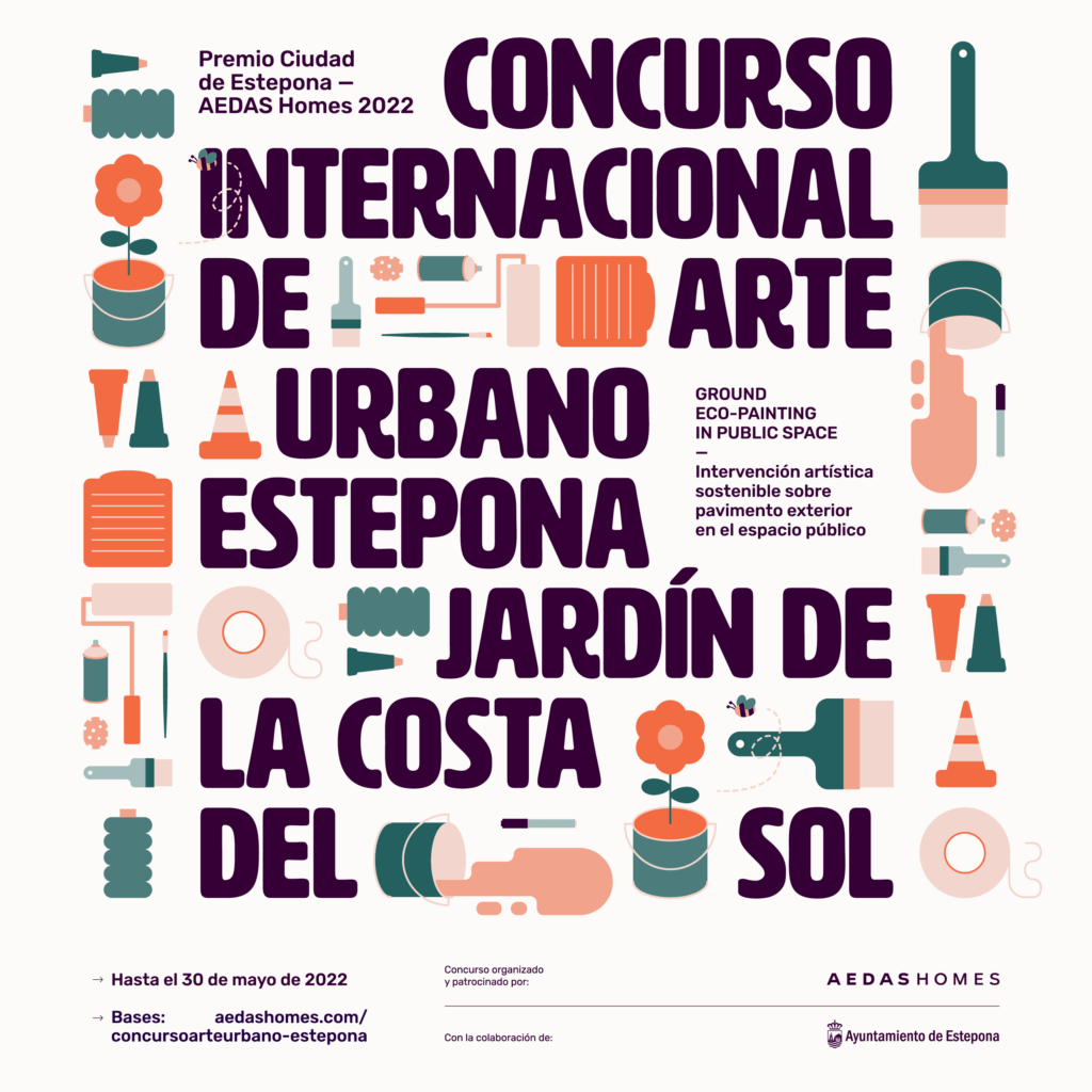 #conlasartes by AEDAS HOMES: concurso internacional arte urbano: GROUND ECO PAINTING IN PUBLIC SPACE